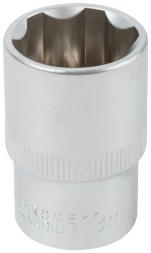 Головка шестигранная CrV 1/2дюйм 19мм FIT 62049 фото 2