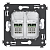 Розетка компьютерная 2-м СП Avanti "Белое облако" RJ45 кат.5E DKC 4400464