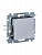 Выключатель 1-кл. СП Levit IP20 серебр./дым. черн. ABB 2CHH590145A6070