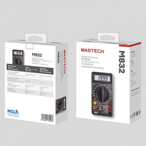 Мультиметр портативный M832 Mastech 13-2003 фото 4