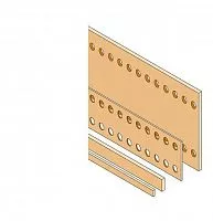 Шина медная плоская 40х5 L=1750мм ABB 1STQ007404A0000