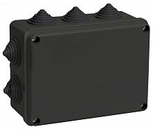 Коробка распаячная ОП 150х110х70 IP44 КМ41241 10 гермовводов черн. IEK UKO11-150-110-070-K02-44