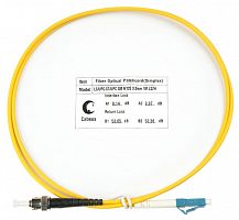 Шнур оптический FOP(s)-9-LC-ST-1m simplex LC-ST 9/125 sm 1м LSZH Cabeus 7528c