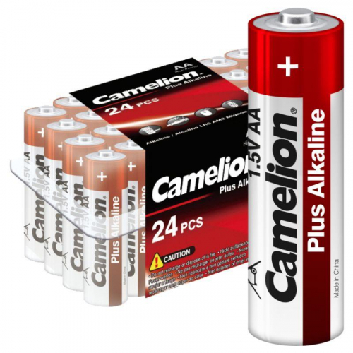 Элемент питания алкалиновый AA/LR6 1.5В Plus Alkaline LR6-PB24 (уп.24шт) Camelion 6752 фото 2