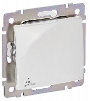 Переключатель проходной 1-кл. СП Valena 10А IP44 250В механизм бел. IEK 774206