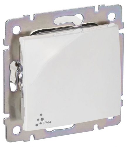 Выключатель 1-кл. СП Valena 10А IP44 250В механизм бел. IEK 774201