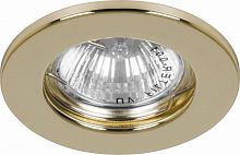 Светильник DL10 G5.3 MR16 потолочн. встраив. зол. FERON 15110
