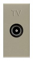 Механизм розетки TV 1мод. Zenit простой шампань ABB 2CLA215070N1901