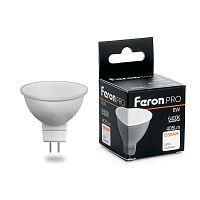Лампа светодиодная LB-1606 6Вт MR16 6400К G5.3 230В FERON 38085