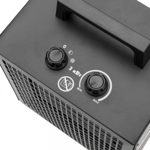 Пушка тепловая электрическая квадратная PTC 3кВт Rexant 60-0042 фото 5