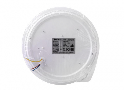 Светильник светодиодный LBS-8018 18Вт blanc настенно-потолочный Ultraflash 15139 фото 3