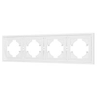 Рамка 4-м FRM-TENDO-PL-4-WH пластик. бел. Arlight 053847