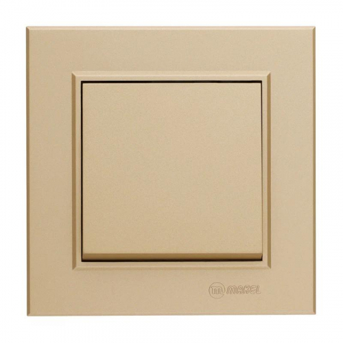 Выключатель 1-кл. СП Karea 10А IP20 зел. Makel 56057001