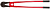 Болторез HRC 58-59 900мм красн. FIT 41690