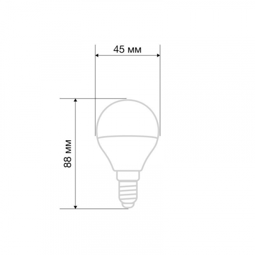 Лампа светодиодная 11.5Вт Шарик (GL) 4000К нейтр. бел. E14 1093лм Rexant 604-042 фото 3