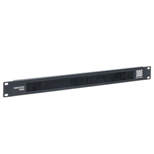 Ввод щеточный TERACOM PRO 1U черн. EKF TRP-1BR-BK