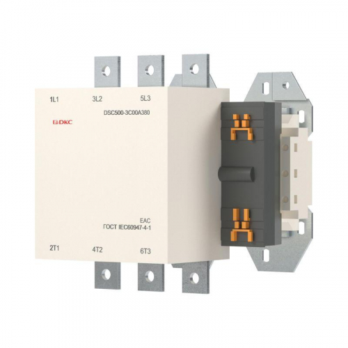 Контактор магнитный DSC500-3C00A380 500А 250кВт (AC3) 380В AC DKC DSC500-3C00A380 фото 2