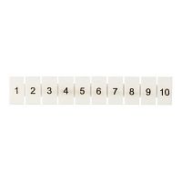 Маркеры для UT/ST/Push-in 2.5 с нумерацией 1-10 (уп.100шт) EKF zb-st-2.5-1-10