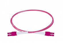 Шнур оптический HD OM4 дуплекс LC - дуплекс LC UNIBOOT PUSH-PULL 1м Eurolan 41B-40-LC-LC-01