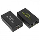Удлинитель HDMI на 2 кабеля кат.5E/6 (передатчик + приемник) Rexant 17-6906
