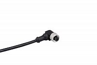 Кабель соединительный 2м с гнездом M12х4 90град. ПВХ IP68 EMAS SKM12P4DXV2