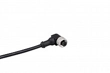 Кабель соединительный 2м с гнездом M12х4 90град. ПУ IP68 EMAS SKM12P4DXP2