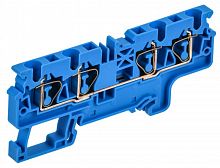 Клемма пружинная CX4-4 BU 4кв.мм четырехконтактная син. ARMAFIX IEK AF-CT40-00-4-K07-004