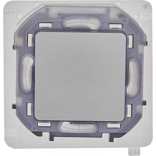 Переключатель 1-кл. Inspiria 10А IP44 250В 10AX механизм алюм. IEK 673672 фото 5