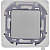 Переключатель 1-кл. Inspiria 10А IP44 250В 10AX механизм алюм. IEK 673672