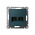 Розетка компьютерная 2-м AtlasDesign RJ45 кат.5E механизм изумруд SE ATN000885