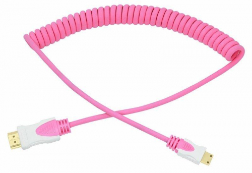 Шнур HDMI - mini HDMI 2м роз. витой Rexant 17-7126 фото 2