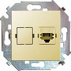 Розетка компьютерная СП Simon 15 RJ45 кат.5E Systimax механизм сл. кость Simon 1591598-031