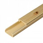 Кабель-канал 20х10 L2000 с двойн. замком сосна Промрукав PR.025436
