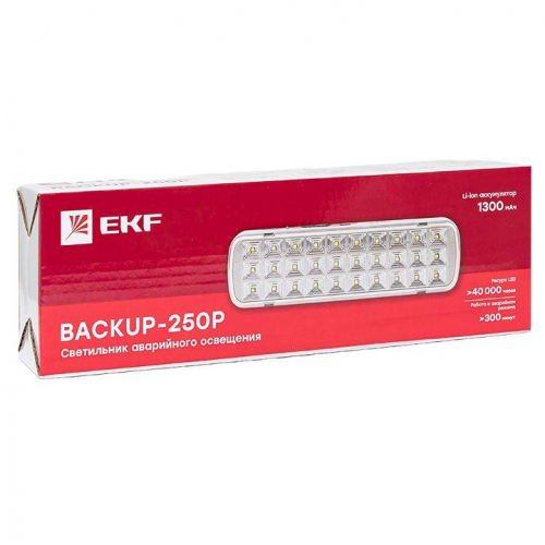 Светильник аварийного освещения BACKUP-250P пост. действия LED PROxima EKF dpa-103 фото 9