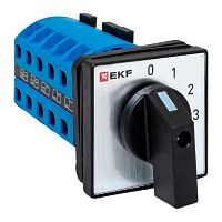 Переключатель кулачковый ПК-1-102 2п 25А "0-1-2-3" IP65 EKF pk-1-102-25-65