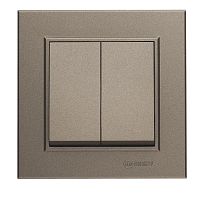 Выключатель 2-кл. СП Karea 10А IP20 зел. Makel 56052003