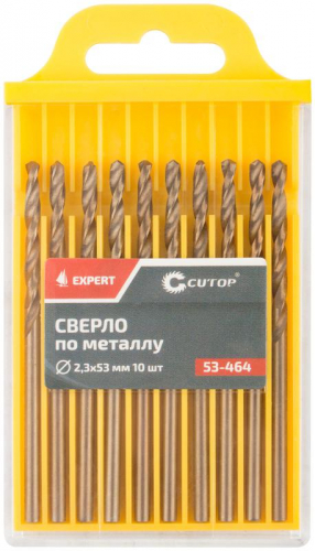 Сверло по металлу ЭКСПЕРТ/EXPERT 2.3х53мм (уп.10шт) Cutop 53-464 фото 3