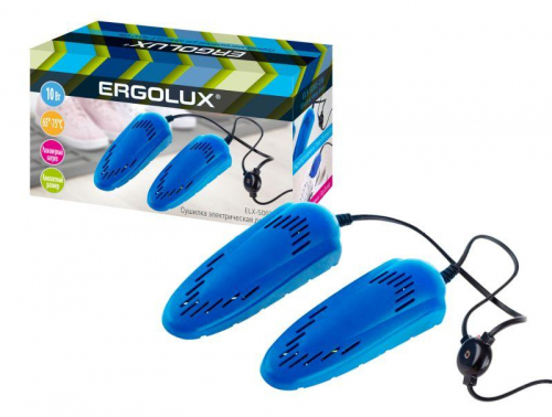 Сушилка электрич. для обуви ELX-SD02-C06 10Вт 220-240В син. Ergolux 13980 фото 2