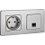 Розетка компьютерная Inspiria RJ45 кат.5E UTP алюм. IEK 673827
