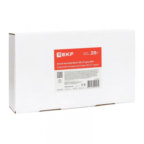 Колодка клеммная винтовая 35 UT сер. EKF scr-ut-35-g фото 3