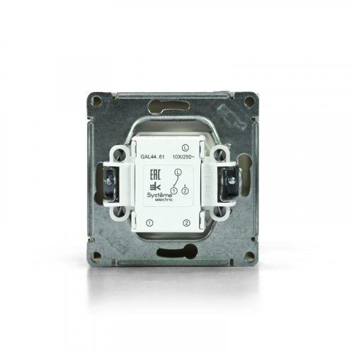 Переключатель 1-кл. ArtGallery IP44 10AX механизм алюм. SE GAL440361 фото 4