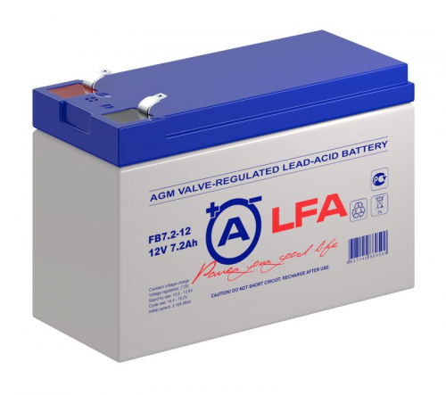 Аккумулятор 12В 7.2А.ч LFA FB7.2-12 LFA фото 2