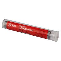 Припой PL-PR01 для пайки с канифолью 16-17гр d1.0мм (Sn60 Pb40 Flux 2.2%) Эра Б0052555