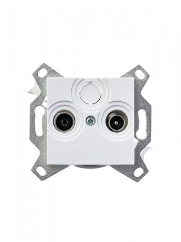 Розетка телевизионная оконечная TV/R Levit бел. ABB 2CHH083503A6003 фото 3