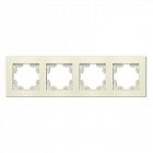 Рамка 4-м Афина универс. сл. кость (ivory) Universal A0046-I