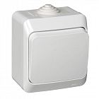 Выключатель 1-кл. ОП Этюд 10А IP44 10AX бел. SE BA10-041B