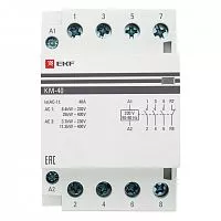 Контактор модульный КМ 40А 2NО+2NC (3 мод.) PROxima EKF km-3-40-22