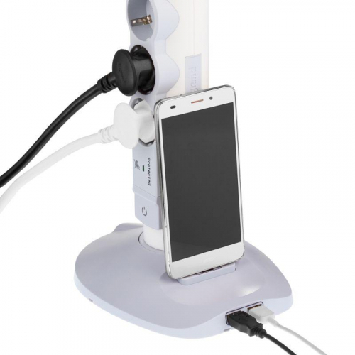 Стойка 16А IP20 2хUSB+microUSB+4х(2P+E) Leg 694614 фото 4