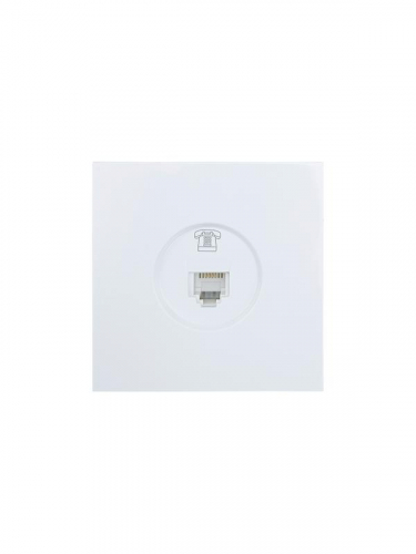 Розетка телефонная СП ZIMA IP20 евро стандарт механизм бел. LEZARD 704-0288-137 фото 3