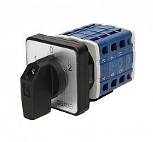 Переключатель полюсов реверс. трехфазный (1-0-2) 25А EMAS PSA025KD334S
